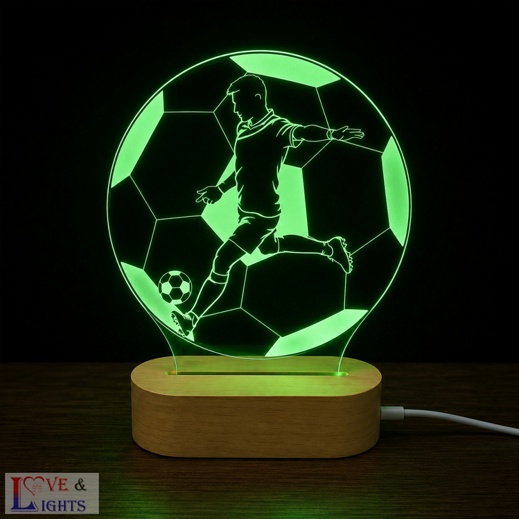 Focista mintás 3D LED lámpa