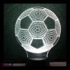 Focilabda mintás 3D led lámpa akár egyedi felirattal