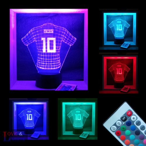 Mez mintás 3D illúzió lámpa