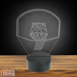Kosárlabda palánk 3D lámpa
