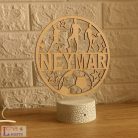Névre szóló 3D lámpa focistáknak - egyedi ajándék