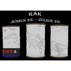 Rák mintás lámpa