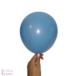Kék latex lufi  23 cm