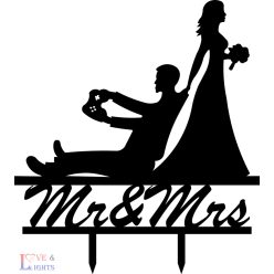 Videojátékos esküvői tortadísz