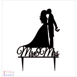 Esküvői tortadísz - kontrollerrel