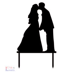 Várandós menyasszony mintás esküvői tortadísz 2 