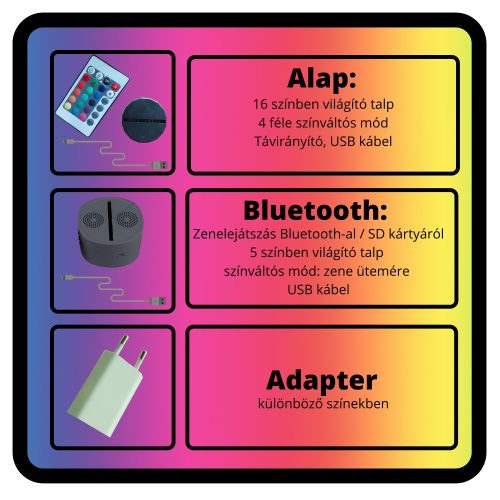 Téli tájat ábrázoló karácsonyi lámpa