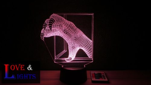 UFO kéz alakú illúzió lámpa