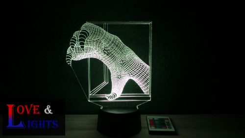 UFO kéz alakú illúzió lámpa