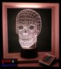Koponya ( skull)  alakú illúzió lámpa