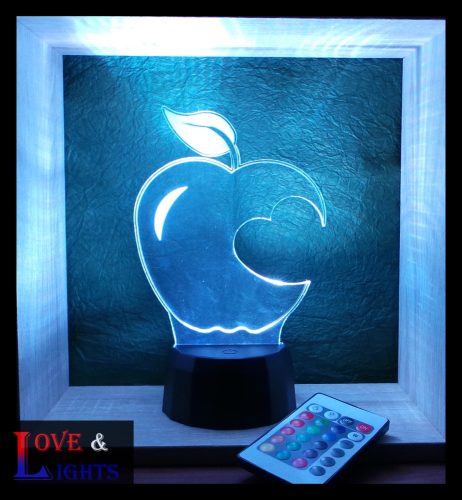 Alma alakú illúzió lámpa