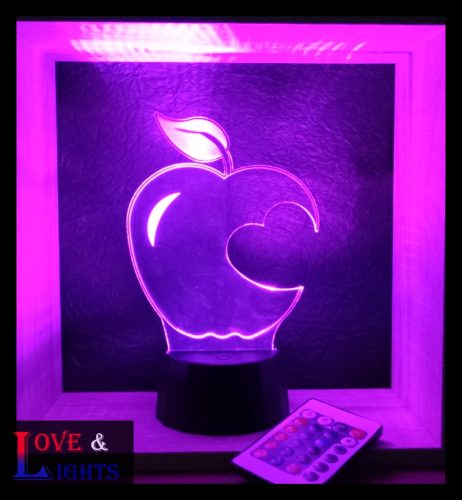 Alma alakú illúzió lámpa