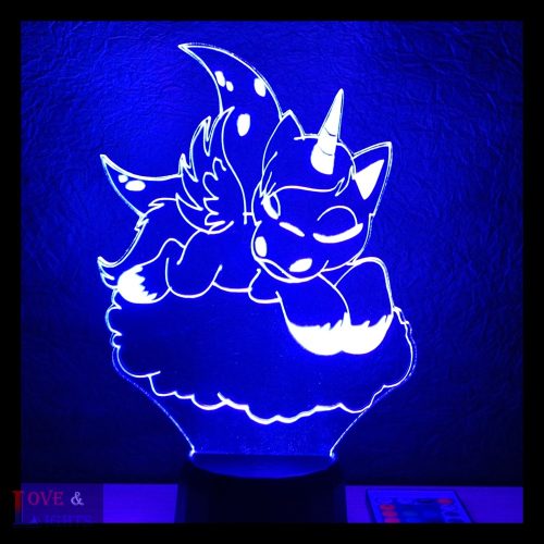 Unikornis mintás illúzió lámpa