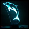 Delfin mintás illúzió lámpa