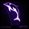 Delfin mintás illúzió lámpa