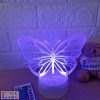 Pillangó mintás 3D lámpa