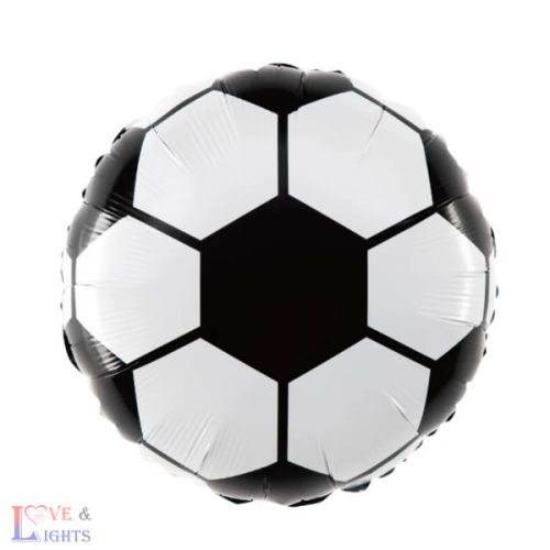 Focilabda mintás fólia lufi - 45 cm