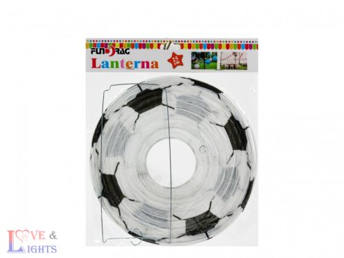 Focilabda mintás papír lampion