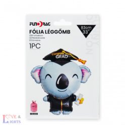 Ballagásra - koala mintás fólia lufi -83 cm