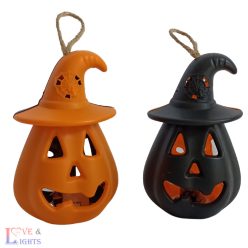 Halloweeni LED-es gyertya