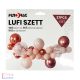 Rosegold  lufi dekorációs szett - 37 db