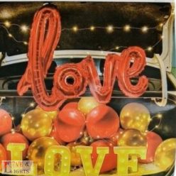 Love lufi szett led szalaggal - 21 dbos