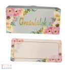 Gratulálok! feliratos pénzátadó boríték ballagásra