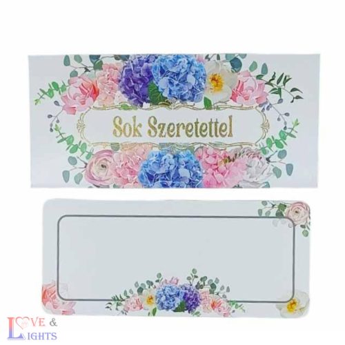 Sok szeretettel feliratos díszboríték