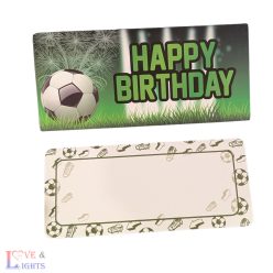 Szülinapi díszboríték focis mintával