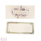 Gratulálok! feliratos pénzátadó boríték - virág mintás