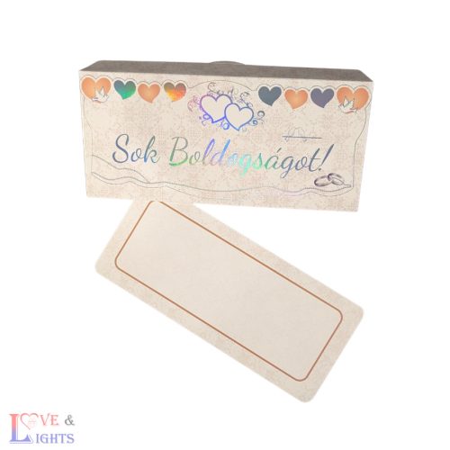 Nászajándék / pénzátadó díszboríték esküvőre