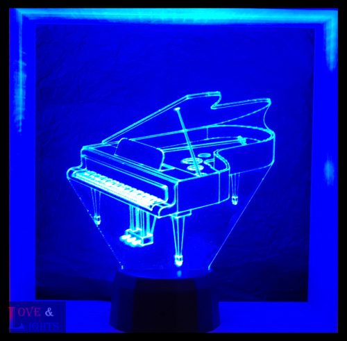 Zongora mintás lámpa
