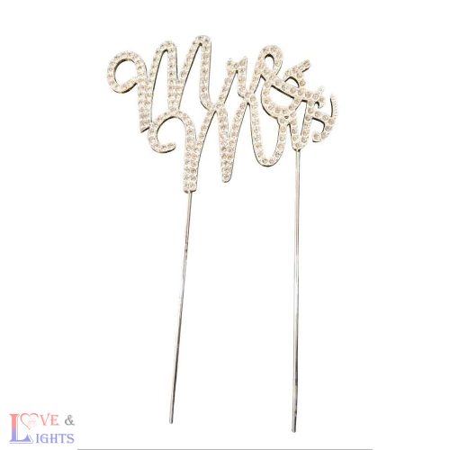 Mr & Mrs arany tortabeszúró - strasszos