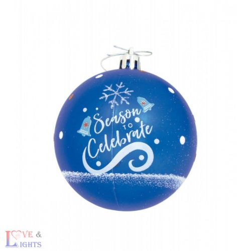 Disney Frozen - Jégvarázs mintás karácsonyfadíszek - 10db