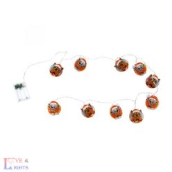 Mancs őrjárat mintás karácsonyi led fényfüzér