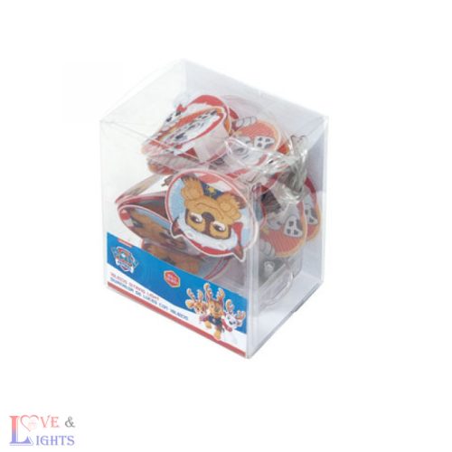 Mancs őrjárat mintás karácsonyi led fényfüzér