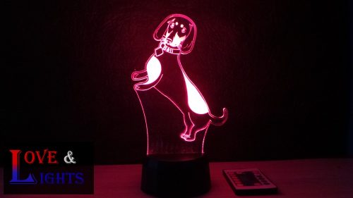 !!!Egyedi mintás 3D illúzió lámpa!!!!