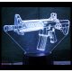 Automata fegyver mintás 3D illúzió lámpa