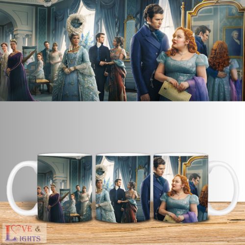 Bridgerton sorozat 3. évada ihlette fényképes bögre