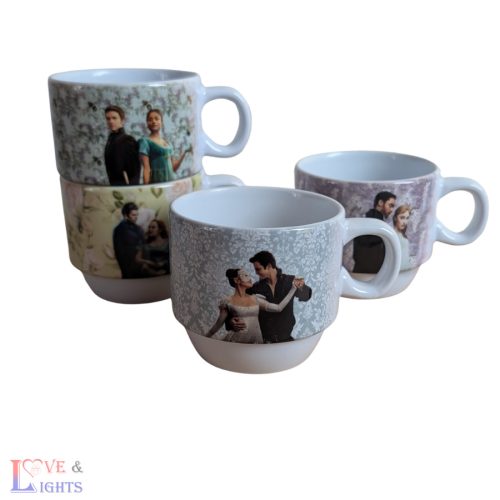  Bridgerton sorozat ihlette 4 db-os kávéscsésze szett