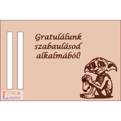 Ballagási vicces pénzátaó kártya