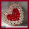 Szív alakú örök rózsa box