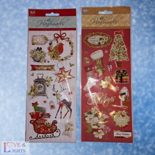 Karácsonyi 3D-s matrica többféle mintával