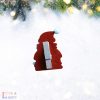Karácsonyi filc díszek - mikulás - 6db