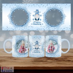 Hópihe mintás saját fényképes bögre 