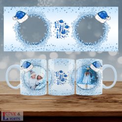 Hópihe mintás saját fényképes bögre 