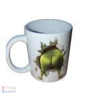 Grincs mintás vicces karácsonyi bögre