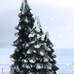 Mini fenyőfák karácsonyi falukba - 6,6cm