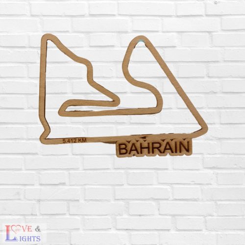 Forma 1-es pályaívek, fali dekoráció - Bahrain
