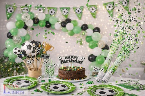 Focis szülinapi dekor csomag - 12 főre